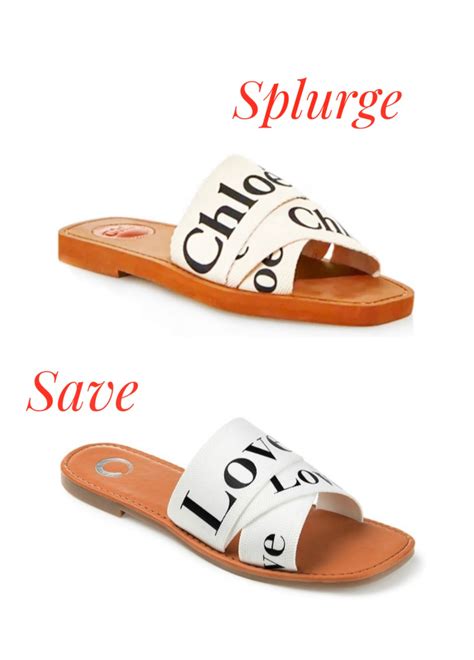 chloe logo slide sandal dupe|chloe jeans dupe.